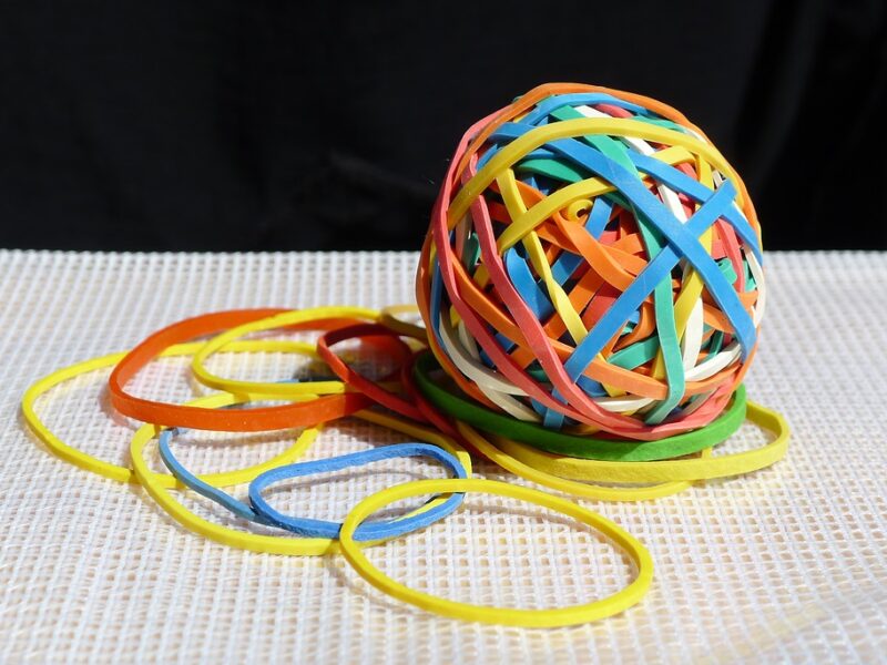 Elastic Color Elastic Bands Colour Ball Rubber